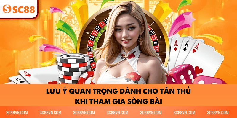 Lưu ý quan trọng dành cho tân thủ khi tham gia sòng bài