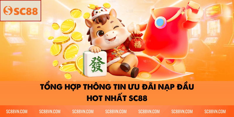 Tổng Hợp Thông Tin Ưu Đãi Nạp Đầu Hot Nhất SC88